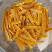 Écorces d'orange confites