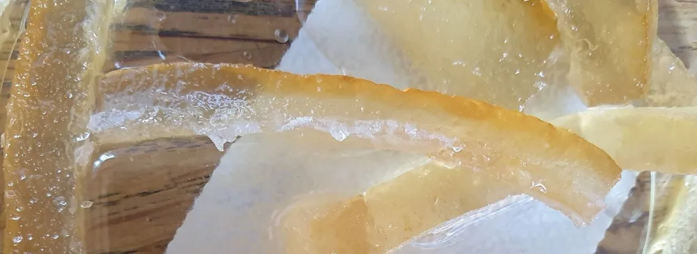 Écorces de Citron confit en lamelles