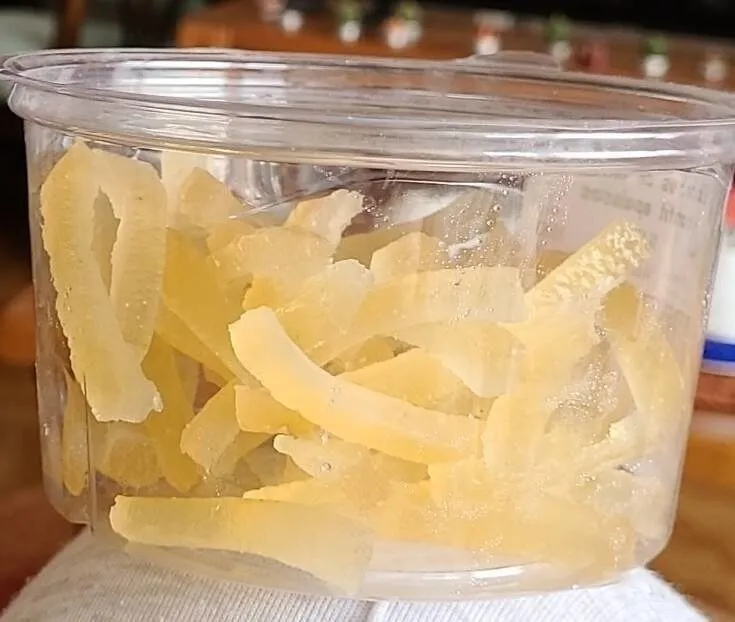 Écorces citron confit épaisses