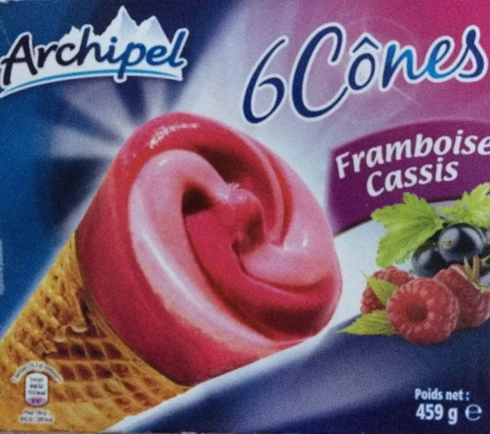 Cône Framboise  Cassis