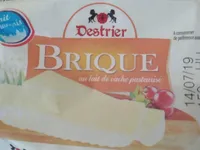 Brique au lait de vache pasteurisé