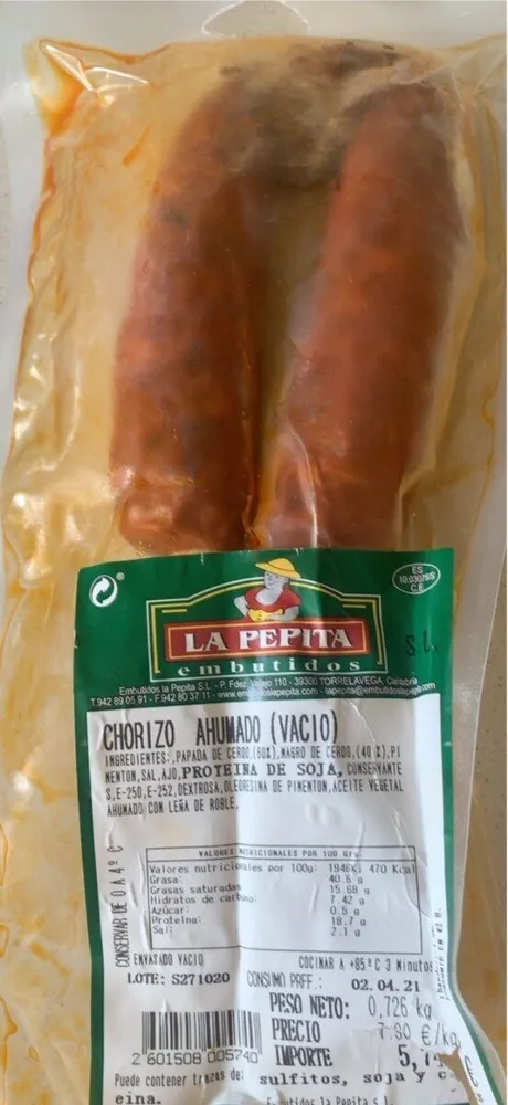 Chorizo ahumado