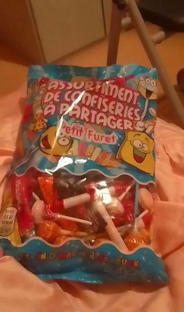Assortiment de confiseries a partager