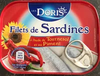 Filets de sardines à l'huile de tournesol et au piment