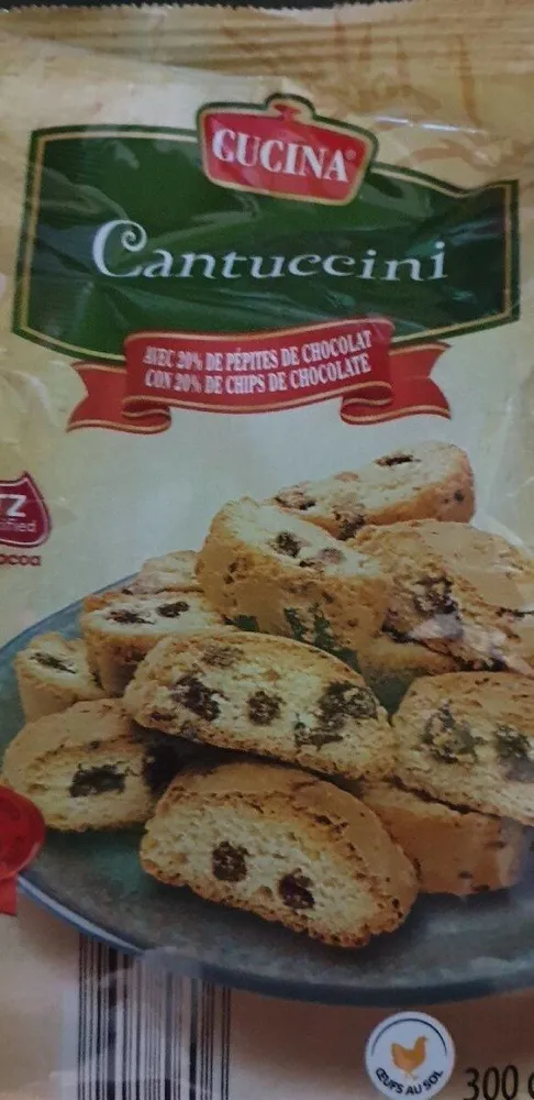 Cantuccini pépites de chocolat