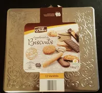 Assortiment biscuit au chocolat belge
