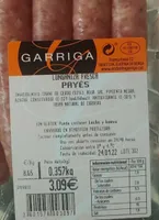 Longaniza fresca Payés