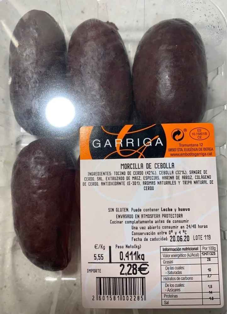 Morcilla de cebolla