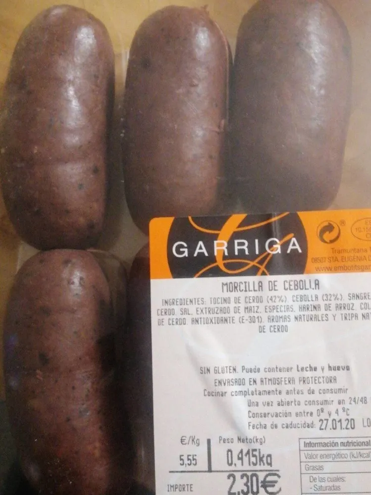 Morcilla de Cebolla