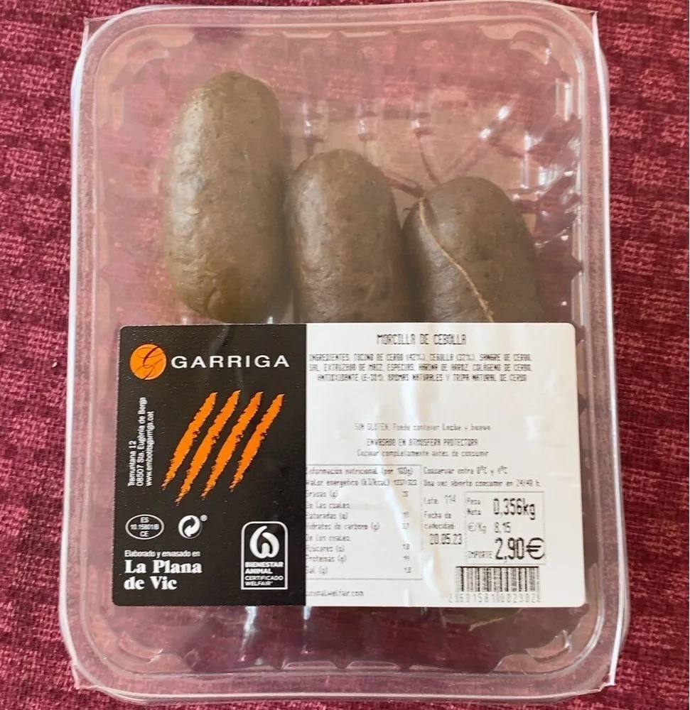 Morcilla de cebolla