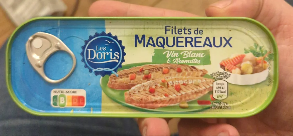 Filets de Maquereaux (Marinés au vin blanc et aux aromates)