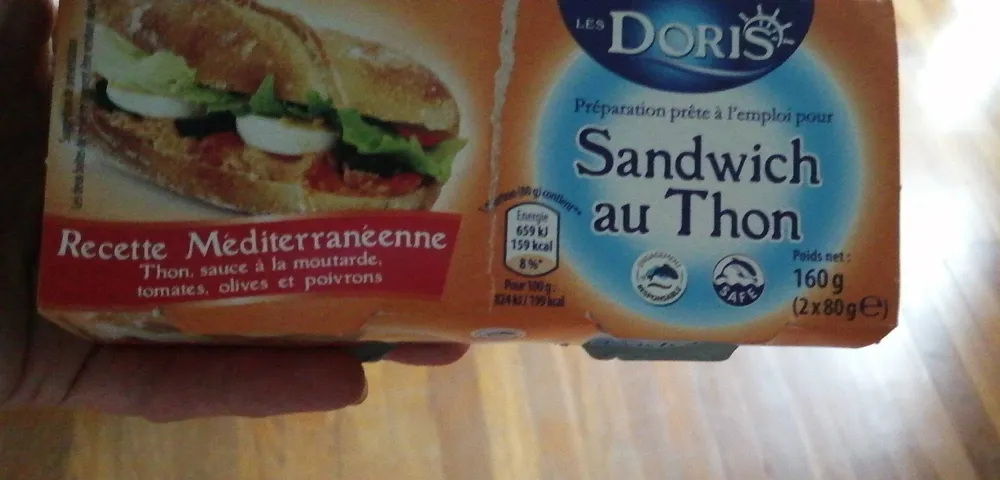 Préparation pour sandwich au thon