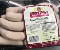 Salchicha blanca cocida