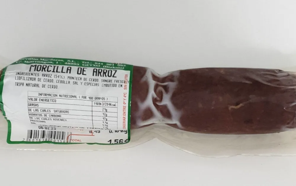 Morcilla de arroz