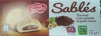 Sablés Fourrés à la noisettes et goût cacao