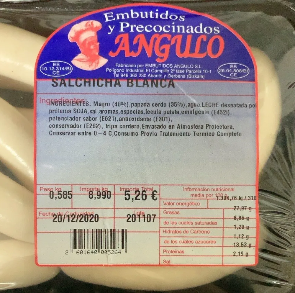 Salchicha Blanca