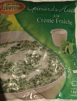 Épinards Hachés à la Crème Fraîche