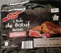 Pavé de bœuf mariné à l'échalote