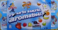 Yaourts sucrés aromatisés (x 16)
