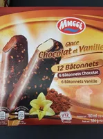 Glace chocolat et vanille