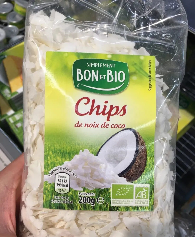 Chips de noix de coco