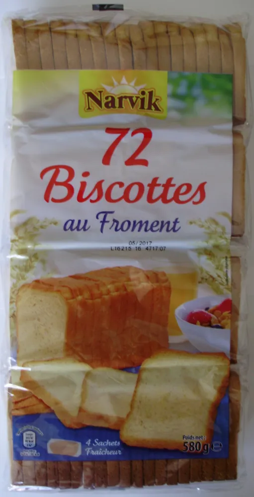 72 Biscottes au Froment