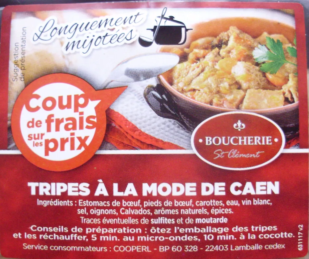 Tripes à la mode de Caen