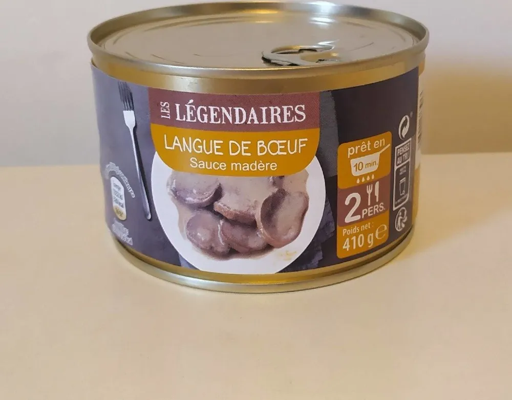 Langue de boeuf sauce madere