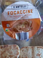 Focaccine au fromage et aux oignons