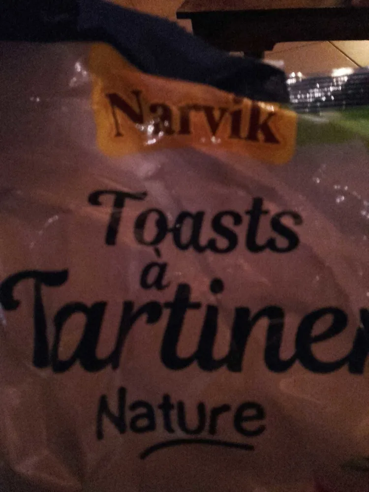 Toasts à  tartiner