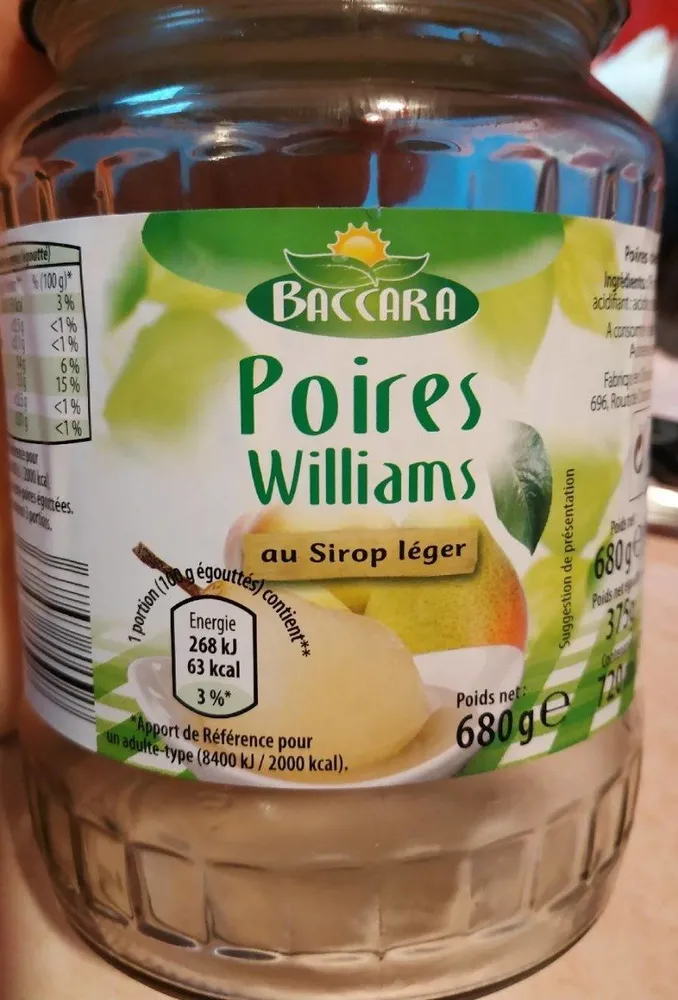 Poires Williams