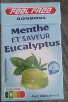 Bonbons menthe et saveur eucalyptus