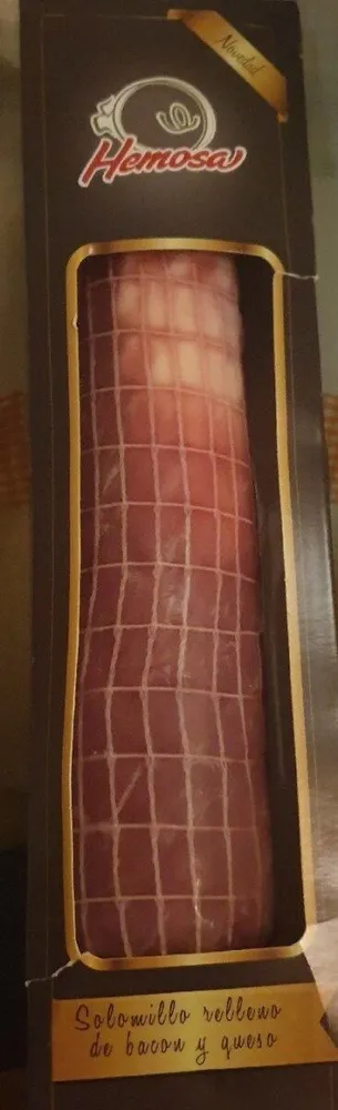Solomillo relleno de bacón y queso