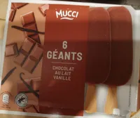 Glace chocolat au lait / vanille