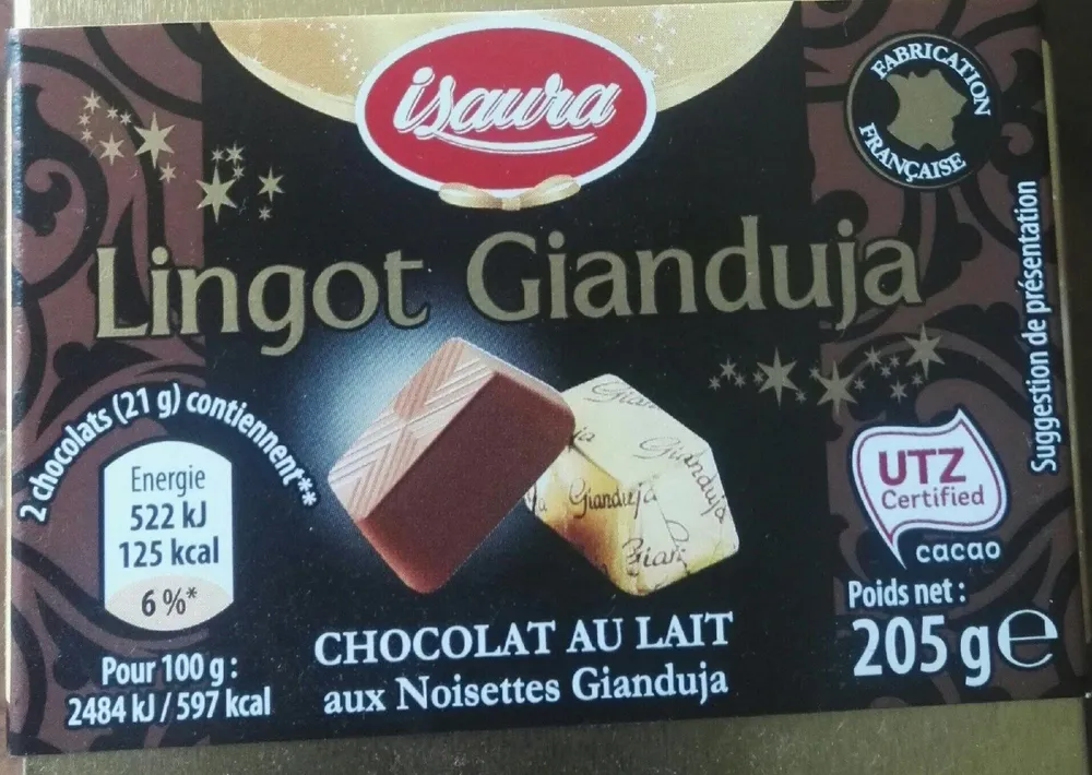 Lingot Gianduja