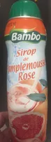 Sirop de pamplemousse rose