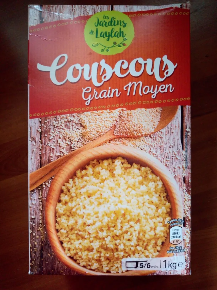 Couscous grain moyen