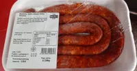 Salsiccia fresca spirale rossa piccante