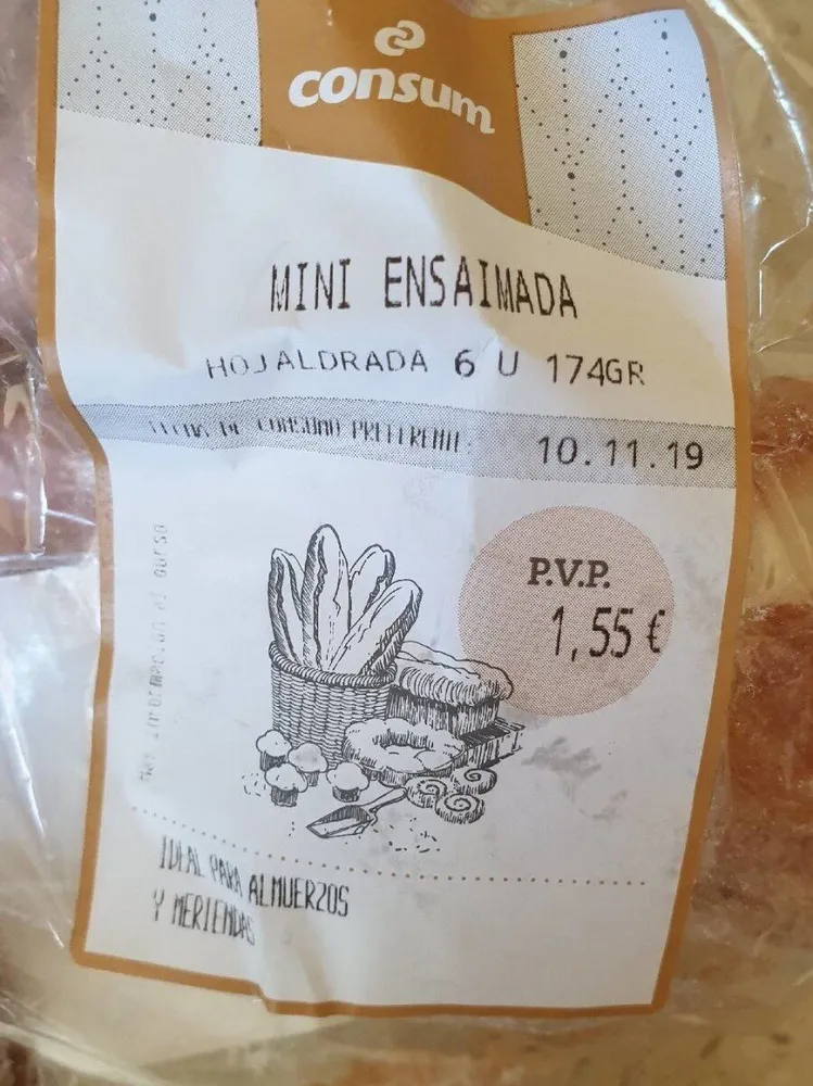 Mini ensaimada