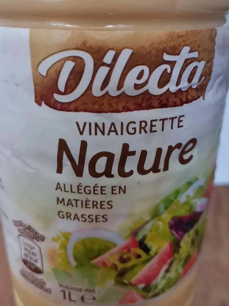 Vinaigrette Nature allégée en matières grasses