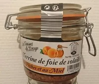Terrine de foie de volaille aux pêches et au miel
