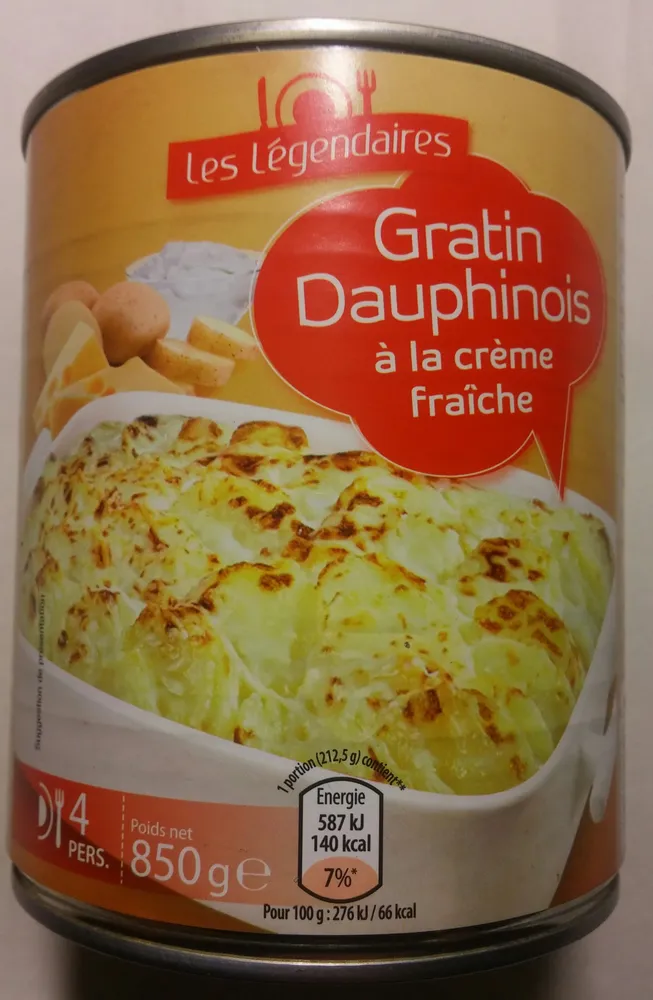 Gratin dauphinois à la crème fraîche