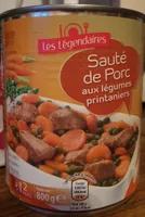 Sauté de porc au légumes printaniers