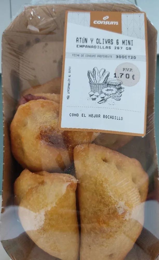 Empanadillas atún y olivas