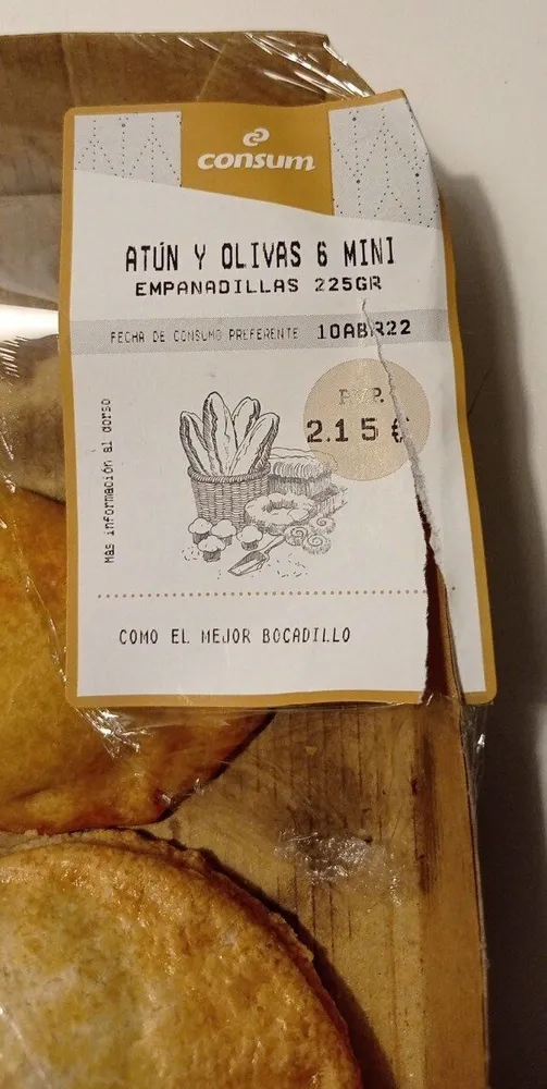 Empanadillas de Atún y Olivas