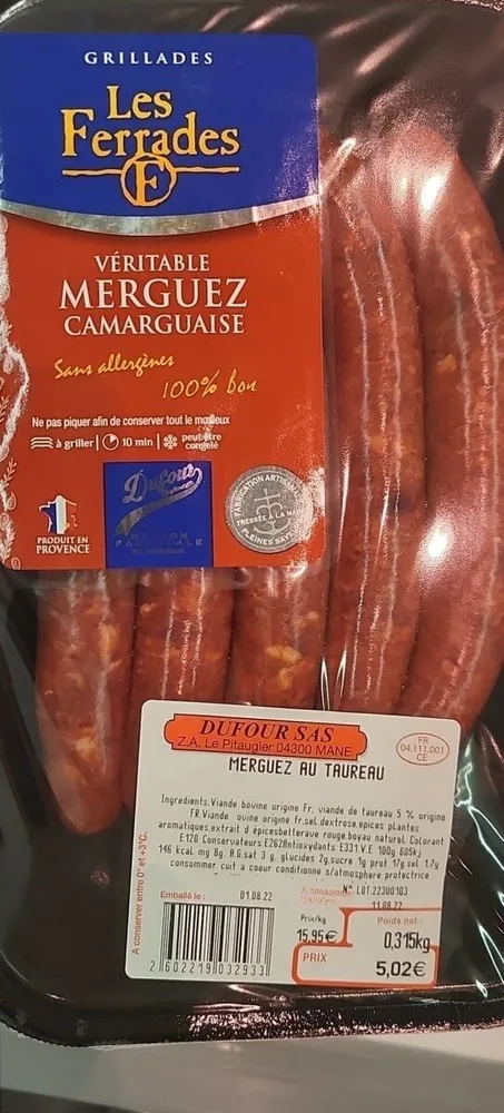 Véritable Merguez Camarguaise