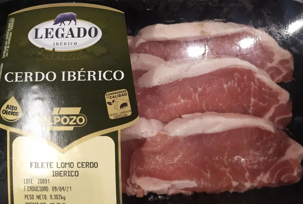 Filete de lomo de cerdo ibérico