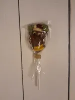 Sucette en chocolat décorée