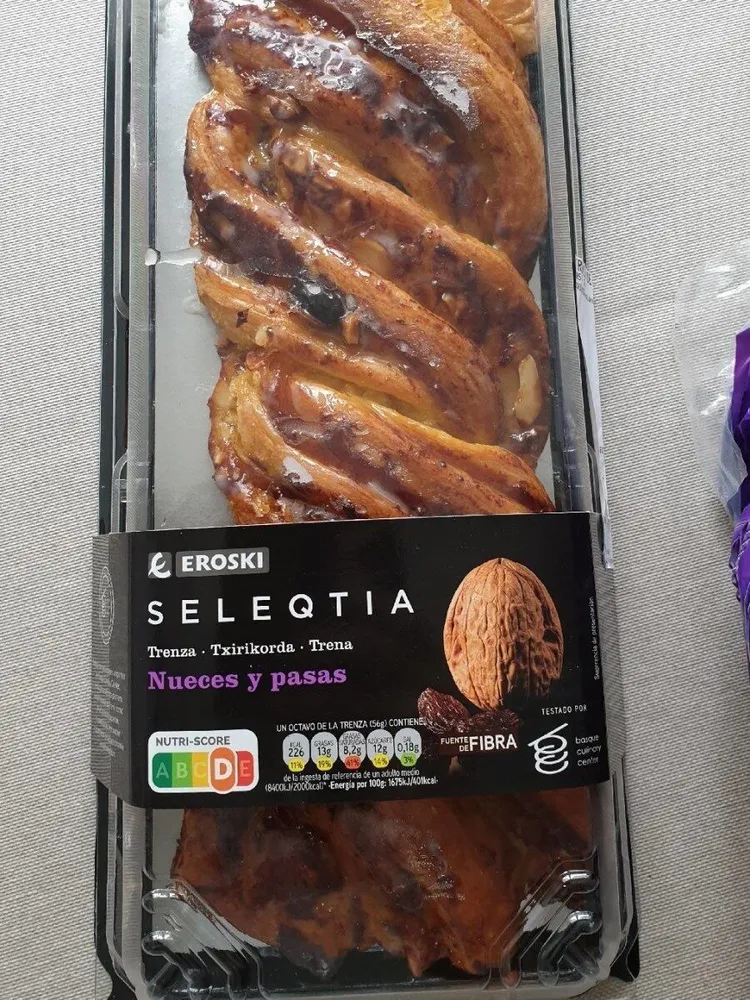 Trenza nueces y pasas