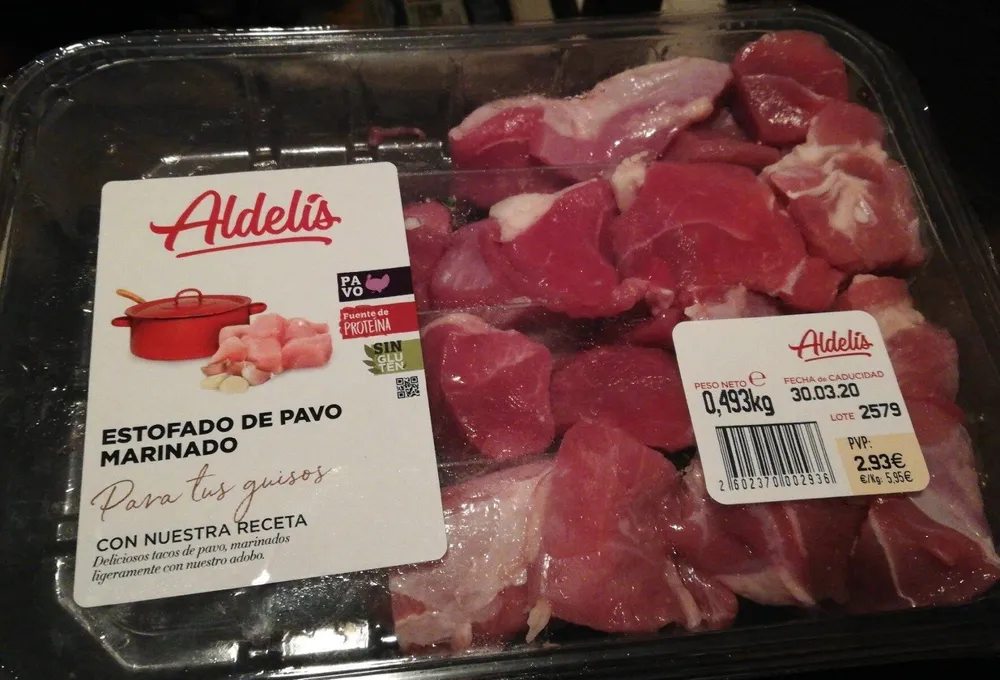 Estofado de Pavo marinado